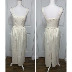 Antonio Melani x Elizabeth Damrich Glass Stretch Mikado Embellished Dress